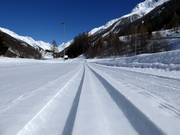 Langlaufloipe in het Lötschental