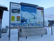 Informatiebord bij het dalstation