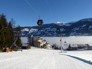 Langste besneeuwde dalafdaling in het Zillertal naar Fügen
