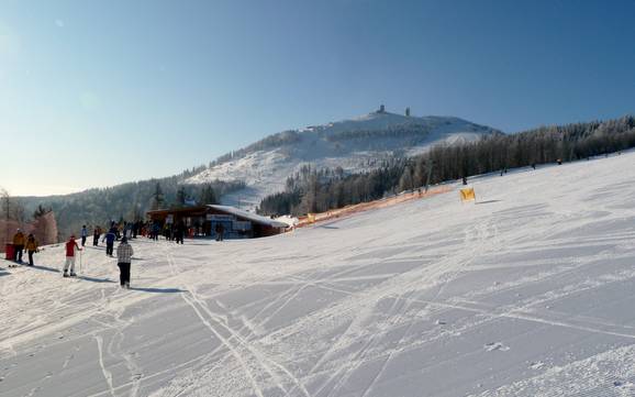 Zwieseler Winkel: Grootte van de skigebieden – Grootte Arber