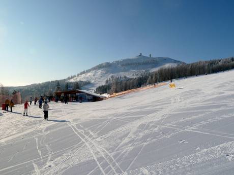 Beierse Woud: Grootte van de skigebieden – Grootte Arber