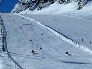 Racetrack op de Kitzsteinhorn