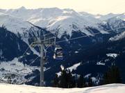 Madrisabahn - 4-persoons gondel (met 1 kabel)