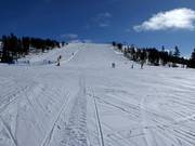 Bovenste deel van de afdaling Västbacken