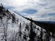 Diep sneeuw hellingen bij de Hovde