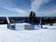 Speedski op de afdaling Sydbacken