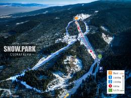 Pistekaart Gyergyócsomafalva Snowpark