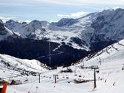 Uitzicht vanaf de Col Rodella naar de Belvedere