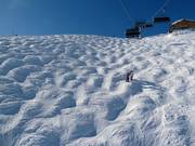 Buckelpiste bij de Kreuzkogel