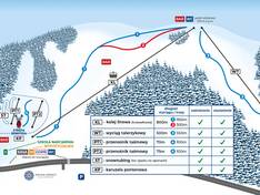 Pistekaart Dolina Leśnicy/Świniorki – Brenna Leśnica