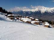Chalets aan de piste in Veysonnaz