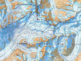 Pistekaart Ben Ohau Heli Skiing