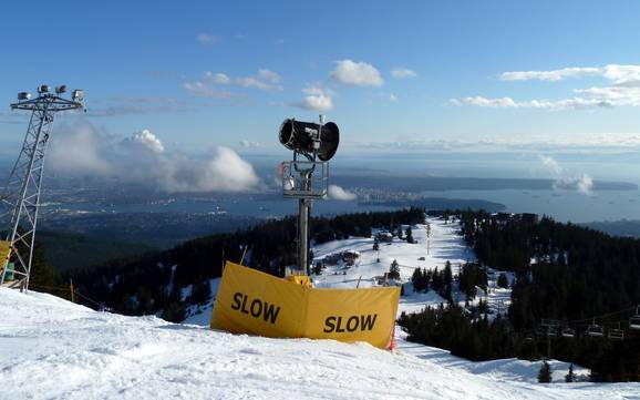 Sneeuwzekerheid North Shore Mountains – Sneeuwzekerheid Grouse Mountain