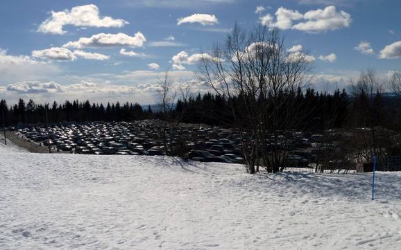 Oslo: bereikbaarheid van en parkeermogelijkheden bij de skigebieden – Bereikbaarheid, parkeren Oslo – Tryvann (Skimore)