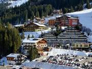 Uitzicht op het hoteldorp Hochfügen