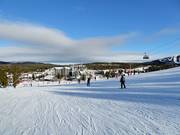 Het dalgebied in Hundfjället