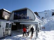 Chaltebrunne-Parwengesattel - 4-persoons hogesnelheidsstoeltjeslift (koppelbaar)