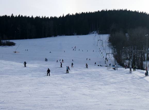 Piste bij de Oedberglift