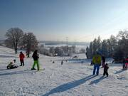 De skipiste is ideaal voor beginners en kinderen.