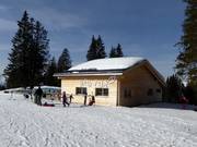 Red Fox Après-Ski Bar bij het bergstation