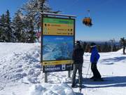 Bewegwijzering inclusief pistekaart