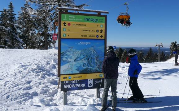 regio Ústí: oriëntatie in skigebieden – Oriëntatie Klínovec (Keilberg)