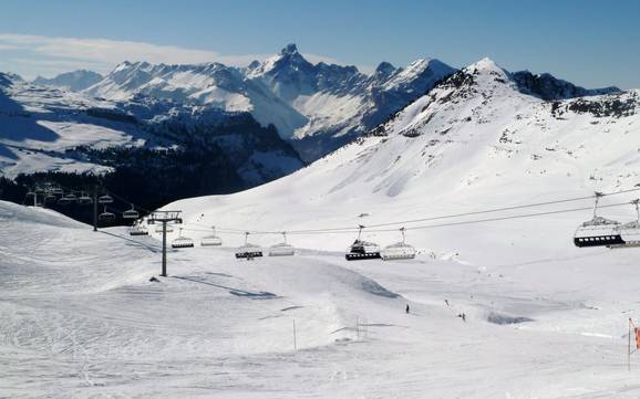 Grootste hoogteverschil in Faucigny – skigebied Le Grand Massif – Flaine/Les Carroz/Morillon/Samoëns/Sixt Grootste hoogteverschil in Faucigny – skigebied Le Grand Massif – Flaine/Les Carroz/Morillon/Samoëns/Sixt