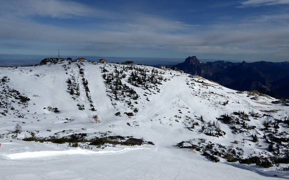 Grootste hoogteverschil in de Salzkammergut-bergen – skigebied Feuerkogel – Ebensee