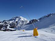 Sneeuwlans bij de Hoadlbahn