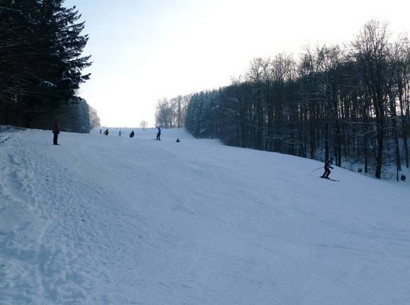 Middelzware afdaling bij de Hirtenteichlift