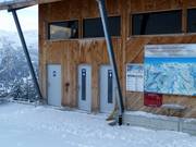 Verzorgde sanitaire voorzieningen in het skigebied