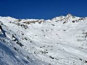 Uitzicht vanaf de Col du Pouce op de Roc d'Orzival