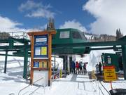 Informatie bij het begin van de liften