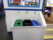 Recycling in het skigebied