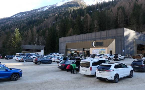 Pflerschtal: bereikbaarheid van en parkeermogelijkheden bij de skigebieden – Bereikbaarheid, parkeren Ladurns