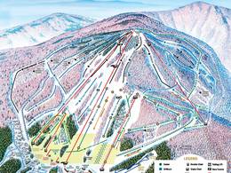 Pistekaart Cranmore Mountain Resort
