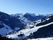 Uitzicht op Hinterglemm en Zwölferkogel