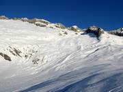 Uitzicht op de afdalingen Tunnel Westzijde