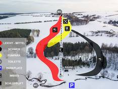 Pistekaart Am Richtergrund (Massive Snowpark) – Hermsdorf