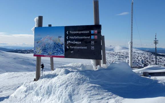 Hedmark: oriëntatie in skigebieden – Oriëntatie Trysil