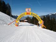 Stephan Eberharter Goldpiste naar het dalstation