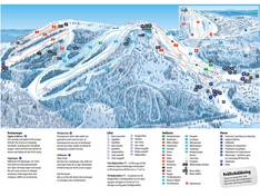 Pistekaart Orsa Grönklitt