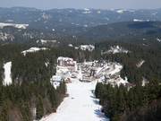 Accommodaties direct aan de piste in het Ski center Studenets