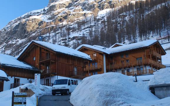 Vercelli: accomodatieaanbod van de skigebieden – Accommodatieaanbod Alagna Valsesia/Gressoney-La-Trinité/Champoluc/Frachey (Monterosa Ski)