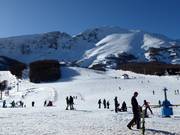 Pistes in het dalgebied