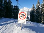 Let op de bescherming van het bos