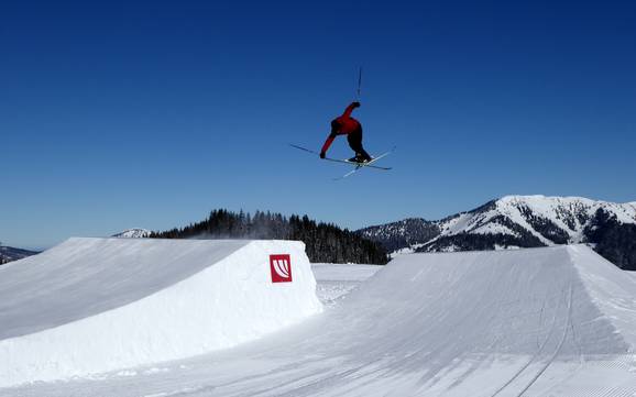 Snowparken Chiemgauer Alpen – Snowpark Steinplatte Winklmoosalm – Waidring/Reit im Winkl