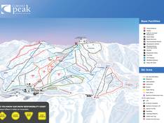 Pistekaart Coronet Peak