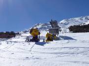 Sneeuwkanonnen bij de Unterratlift