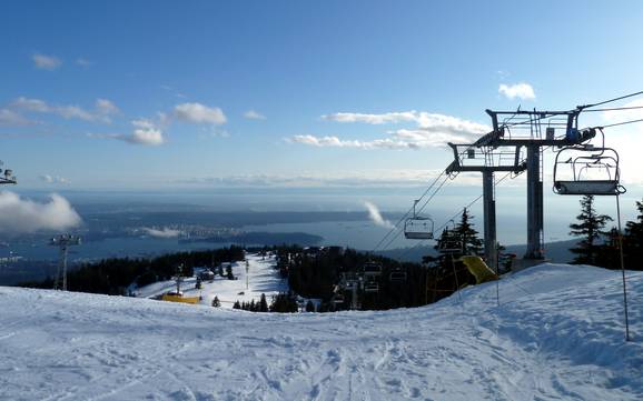 Grootste skigebied in de North Shore Mountains – skigebied Grouse Mountain